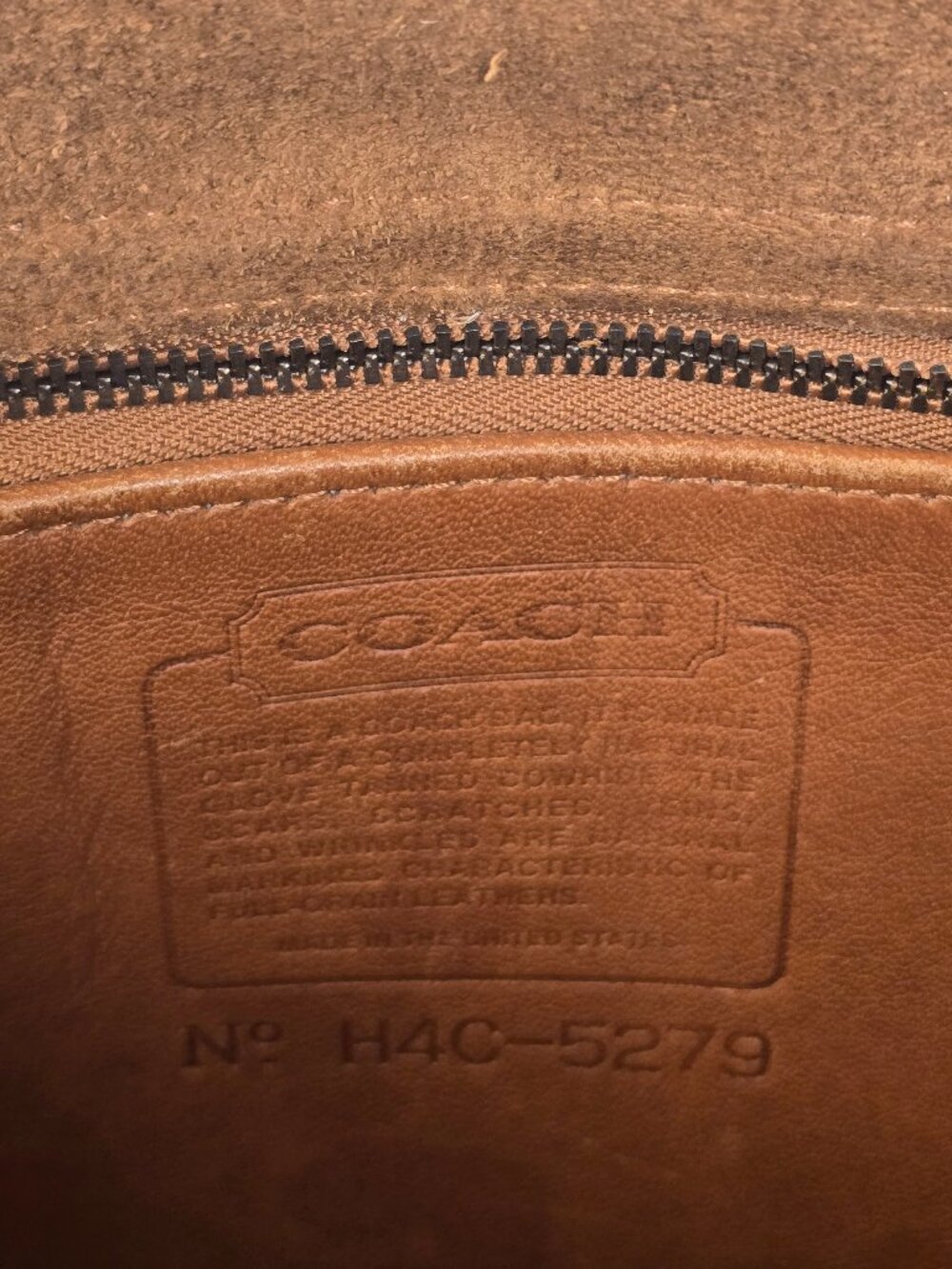 Vintage Coach Brown Kensington Satchel – Double Front Pocket – Gold-Tone Hard - Picture 7 of 7